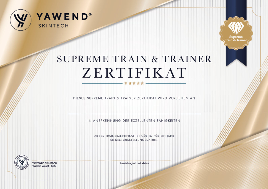 zertifikat supreme trainer